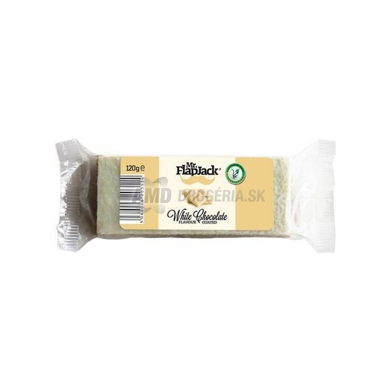 Mr. FlapJack Ovsená tyčinka biela čokoláda, 120 g