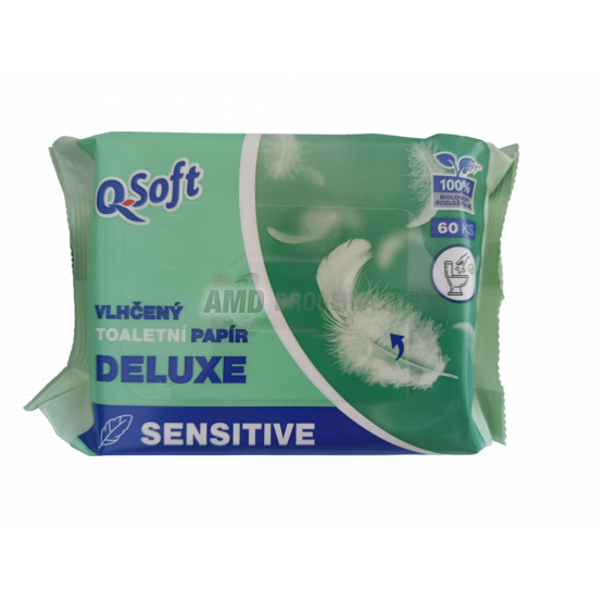 Q SOFT VLHČENÝ TOALETNÝ PAPIER DE LUXE SENSITIV 60KS