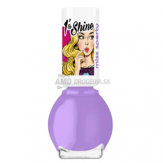 Miss Sporty Lak na nechty 1 Minute to Shine 310 Pop Lilac, 7 ml
