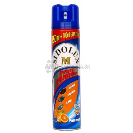 SIDOLUX PROTI PRACHU POMARANČ SPREJ 350 ML