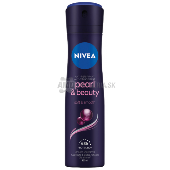 NIVEA DEODORANT PEARL & BEAUTY BLACK 150ML 