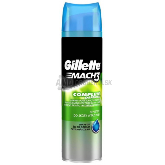 GILLETTE GÉL NA HOLENIE M3 SENSITIVE 200ML