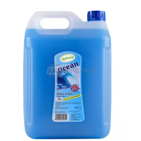 Nuccco Tekuté mydlo Oceán s glycerínom, 5 l