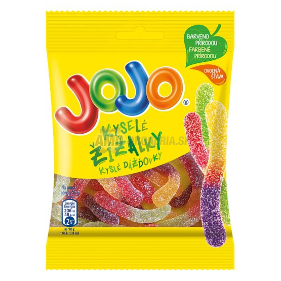 JOJO   KYSLÉ DÁŽĎOVKY 80G