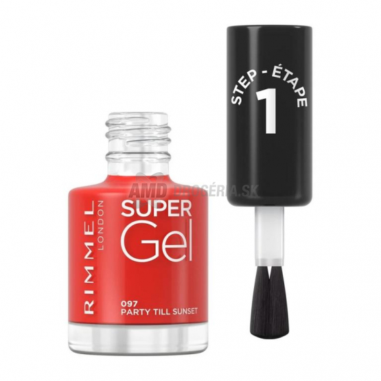 Rimmel London Super Gel gélový lak na nechty 097 Party Till Sunset, 12 ml