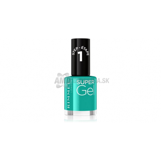 Rimmel London Super Gel lak na nechty 098 Never Blue With You, 12 ml
