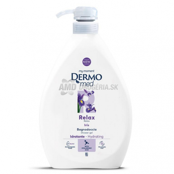 Dermomed Sprchový gél Relax Iris (Talco a Iris), 1 l s pumpičkou