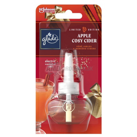 GLADE ELECTRIC NÁHRADNÁ NÁPLŇ   APPLE COSY CIDER 20ML