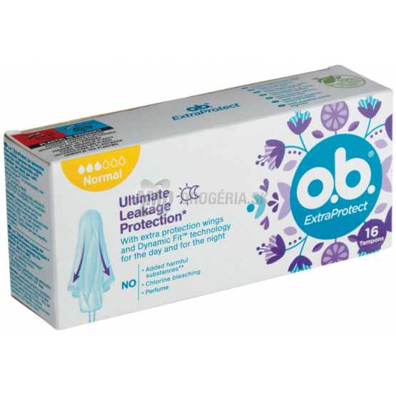 O.B. TAMPÓNY EXTRAPROTECT  NORMAL 16KS