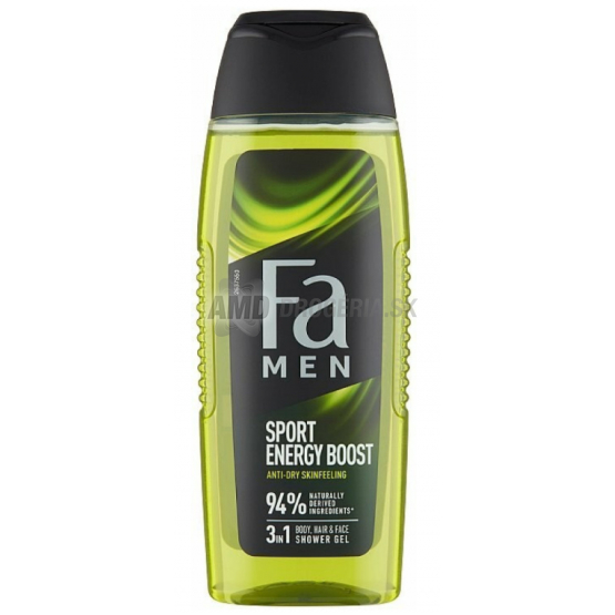 FA SPRCHOVÝ GÉL MEN SPORT ENERGY BOOST 250ML 