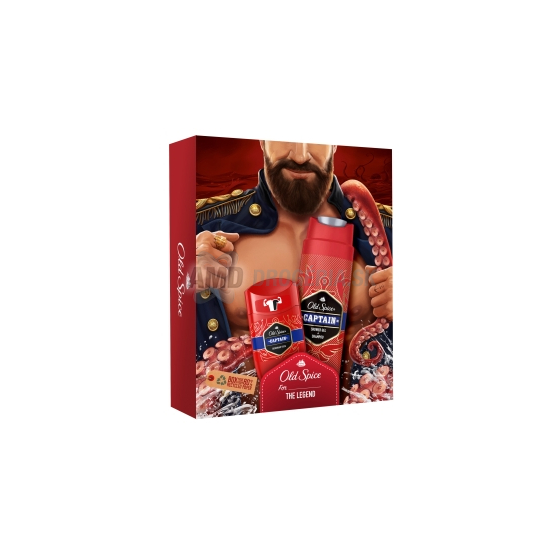 KAZETA OLD SPICE CAPTAIN STICK 50ML + SPRCHOVÝ GÉL 250ML 