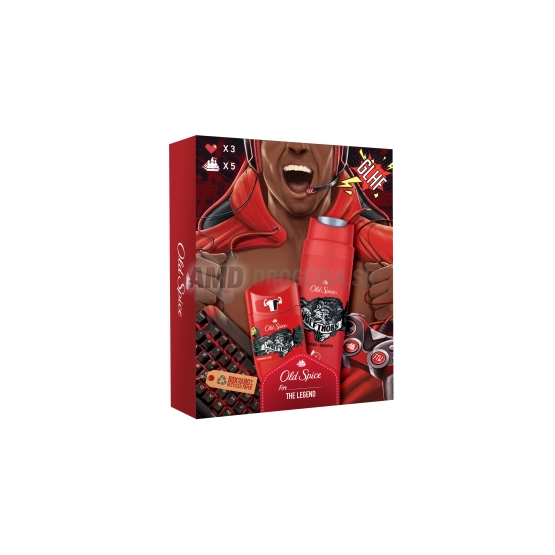KAZETA OLD SPICE WOLF 2V1 SPRCHOVÝ GÉL A ŠAMPÓN 250ML + STICK 50ML
