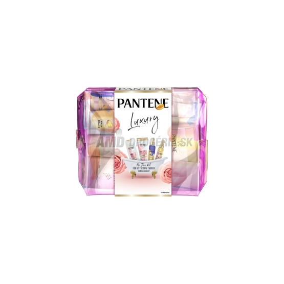 KAZETA PANTENE ROSE  LIFT'N VOLUME ŠAMPÓN NA VLASY 300ML + BALZÁM NA VLASY 200ML + OLEJOVÉ SÉRUM NA VLASY 100ML + SOS BALZÁM NA VLASY SPREJ 150ML + KOZMETICKÁ TAŠKA