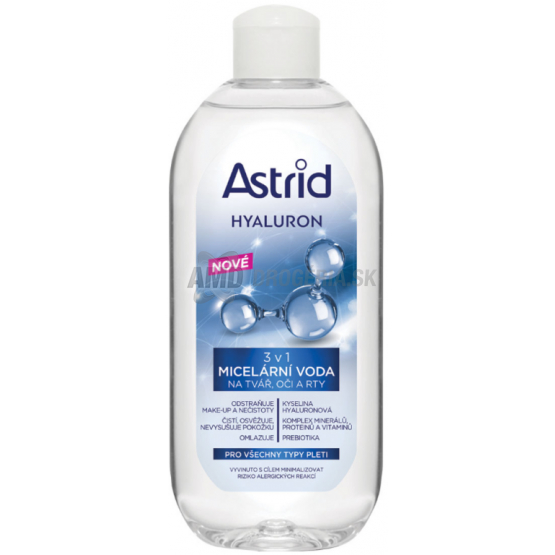 ASTRID MICELÁRNA VODA 3V1 HYALURON 400ML 