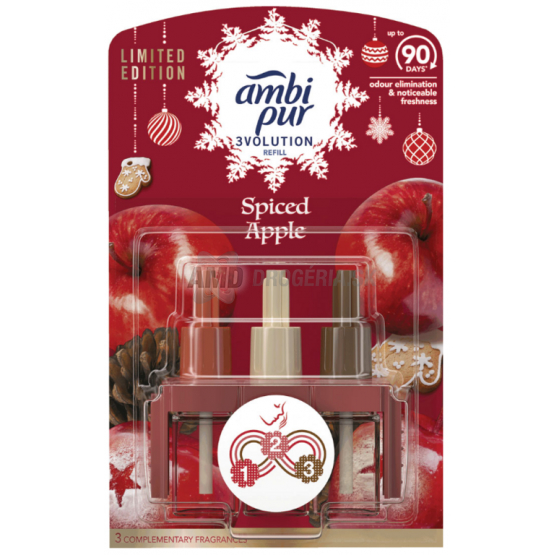 AMBI PUR NÁHRADNÁ NÁPLŇ DO ELEKTRICKÉHO OSVIEŽOVAČA VZDUCHU 3VOL 20ML SPICED APPLE