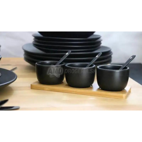 MISKA SERVÍROVACIA + LYŽIČKA KERAMICKÁ 100ML 7 DIELNÁ 