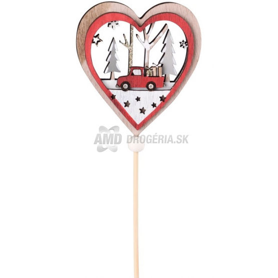 ZÁPICH DREVO  ŠPAJDLA 1KS SRDIEČKO 80MM