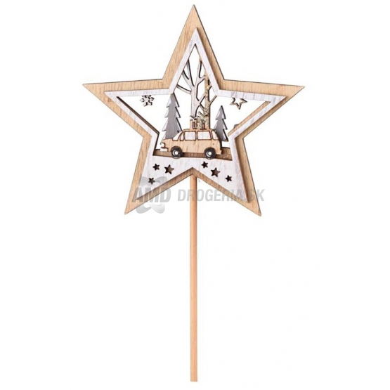 ZÁPICH DREVO ŠPAJDLA  HVIEZDA1KS 100MM