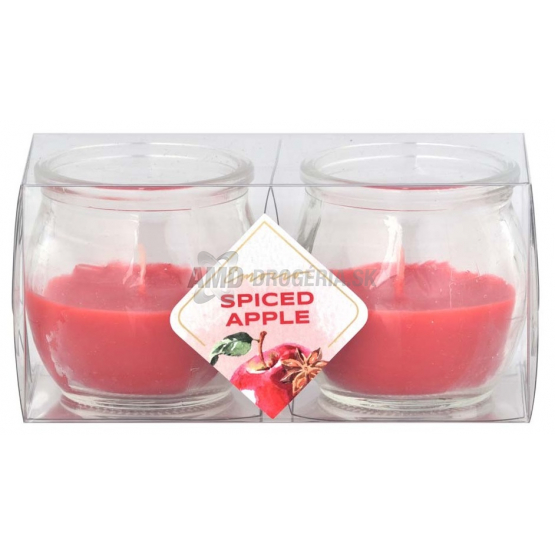EMOCIO SKLO SVIEČKA   SPICED APPLE 56X55MM 2KS