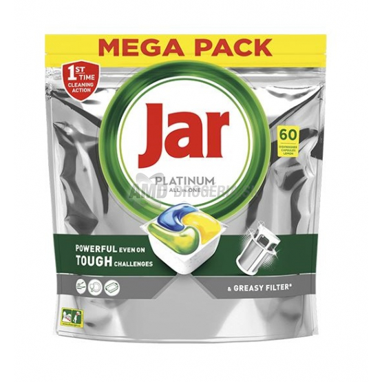 JAR TABLETY DO UMÝVAČKY RIADU PLATATINUM YELLOW 60KS 