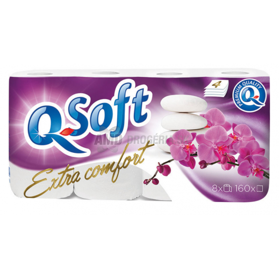 Q SOFT TOALETNÝ PAPIER EXTRA COMFORT 4VRSTVOVÝ 8KS