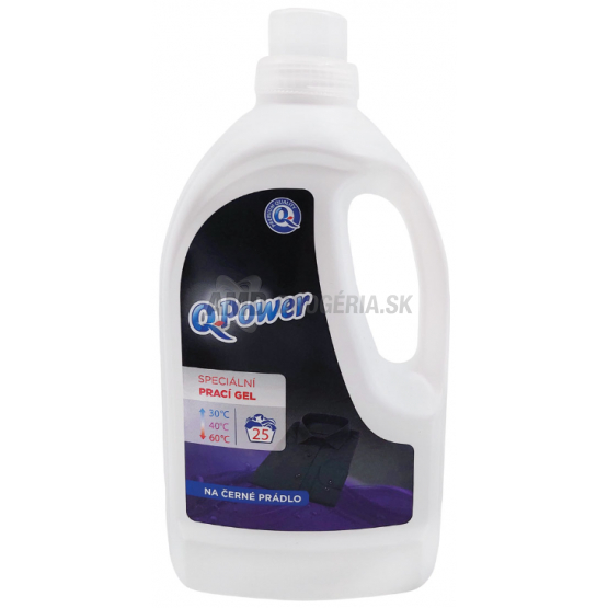 Q-POWER PRACÍ GÉL ČIERNE PRÁDLO 25PD