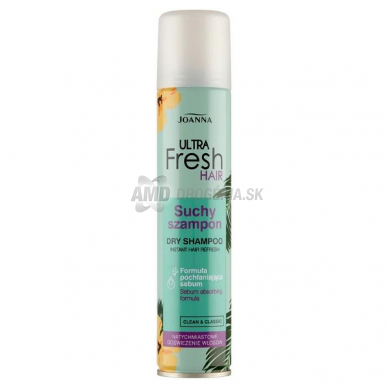 Joanna Ultra Fresh Hair Classic suchý šampón, 200 ml