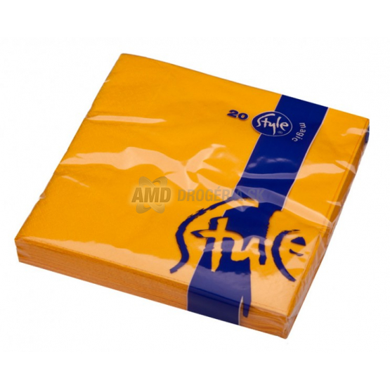 SERVÍTKY TMAVOŽLTÁ 20 KS