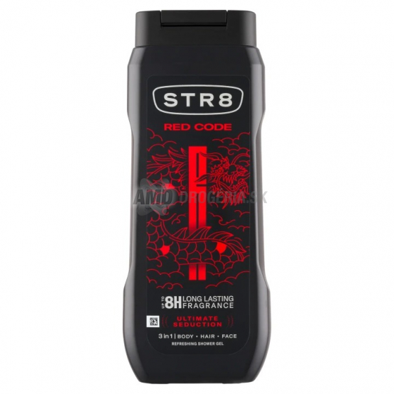 STR8 Red Code sprchový gél 3v1, 400 ml