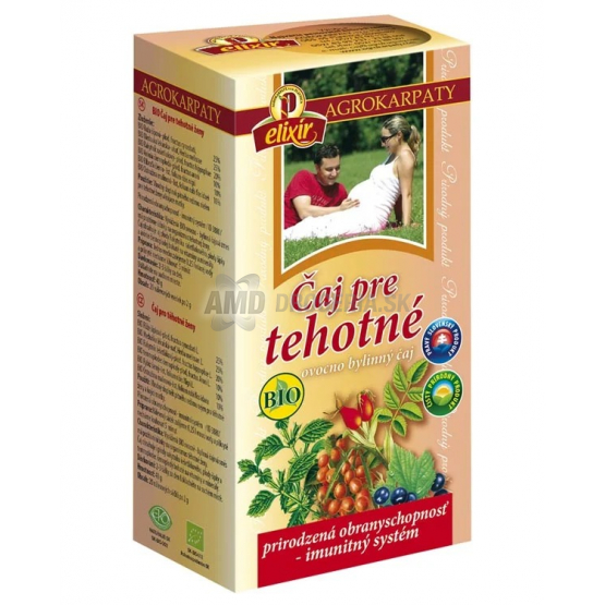 Agrokarpaty Elixír BIO čaj pre tehotné, ovocno-bylinný, 20 x 2 g