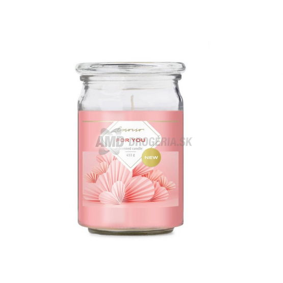 EMOCIO SVIEČKA SKLO  FOR YOU 93X142MMN 1KS