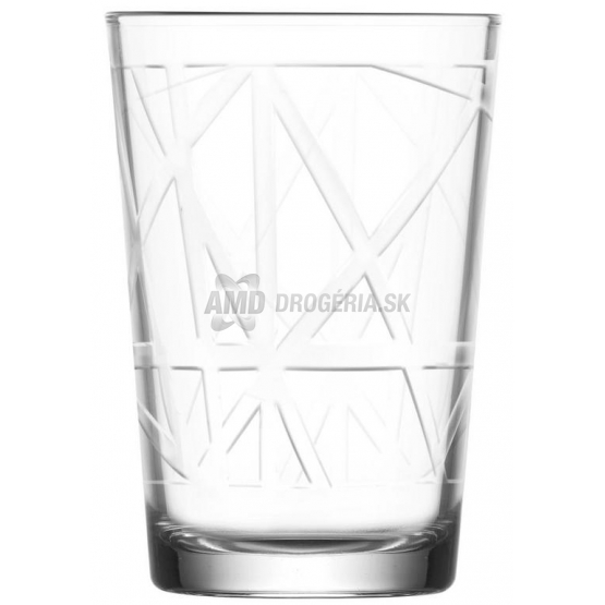 LAV Poháre na vodu Line, číre sklo, 205 ml, 6 ks