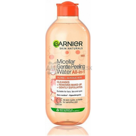 GARNIER MICELÁRNA VODA S PEELINGOVÝM EFEKTOM ALL IN 1 400ML 