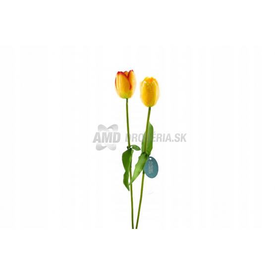 Umelé kvety tulipány, plast, mix farieb, 520 mm