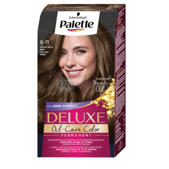 PALETTE DE LUXE CHLADNÝ SVETLO HNEDÝ  6-11