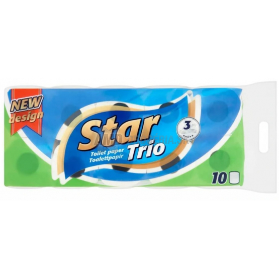 STAR TRIO TOAL.PAP. 10KS 3VRST