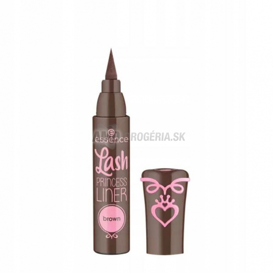 Essence Lash Princess Liner tekutá očná linka, hnedá, 3 ml