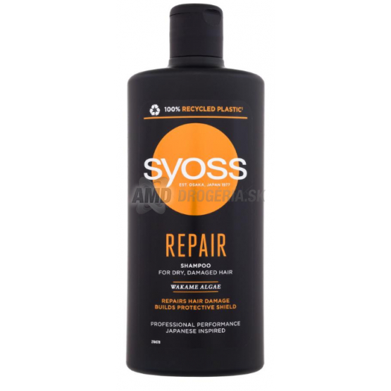 SYOSS ŠAMPÓN REPAIR PRE SUCHÉ A POŠKODENÉ VLASY 440ML 