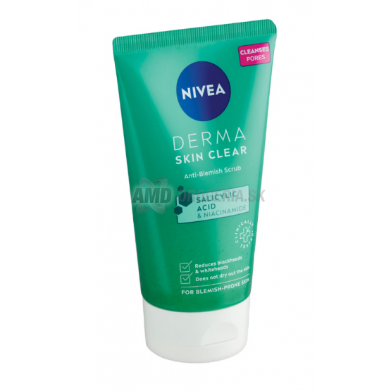 NIVEA ČISTIACI PLEŤOVÝ PEELING DERMA SKIN 150ML