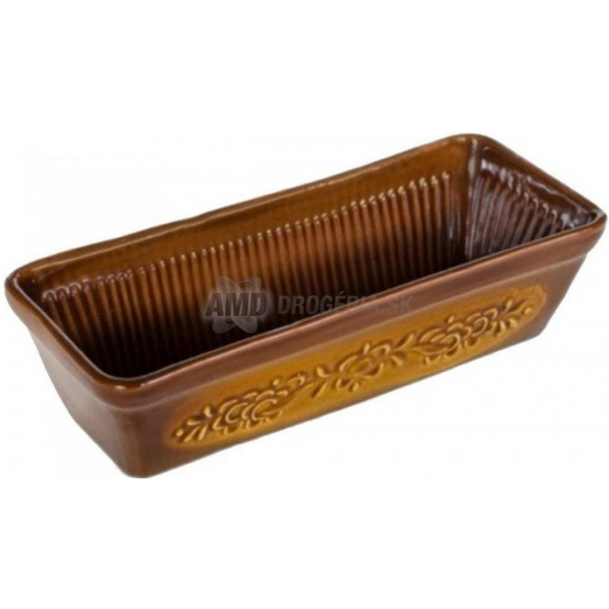 FORMA BISKUPSKÝ KRÁLOVSKÝ CHLEBÍK KERAMICKÁ 33x15CM 