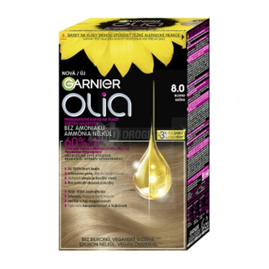 Garnier Olia 8.0 Blond, permanentná farba na vlasy bez amoniaku