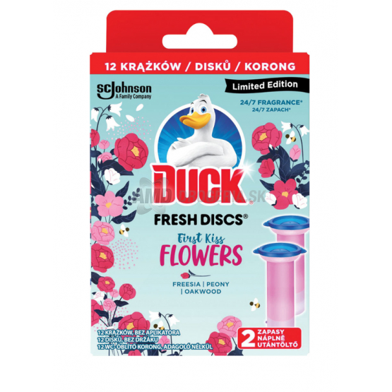 DUCK FRESH DISC FIRST KISS 2 X NÁHRADNÁ NÁPLŇ 36ML 