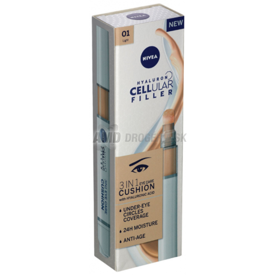 NIVEA CELLULAR FILLER TÓNOVACÍ OČNÝ KRÉM 01 SVETLÝ ODTIEŇ 4ML