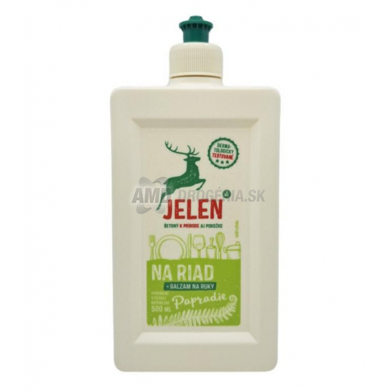 Jelen Prostriedok na riad Papradie s balzamom na ruky, 500 ml
