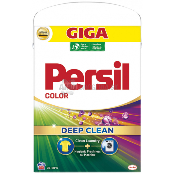 PERSIL PRACÍ PRÁŠOK BOX DEEP CLEAN COLOR 6KG 100PD 