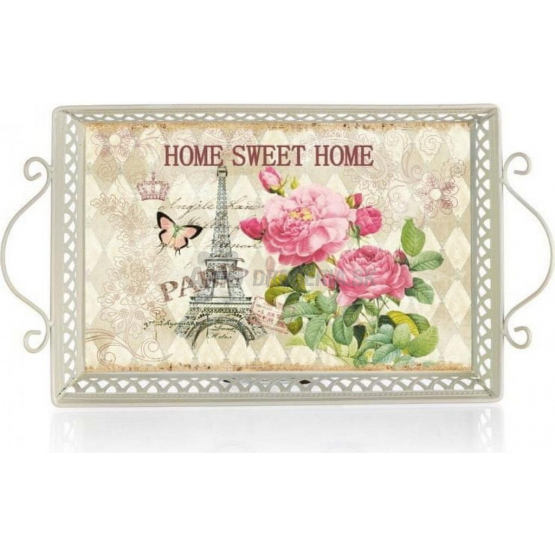 PODNOS PLECH HOME SWEET HOME 41X23CM