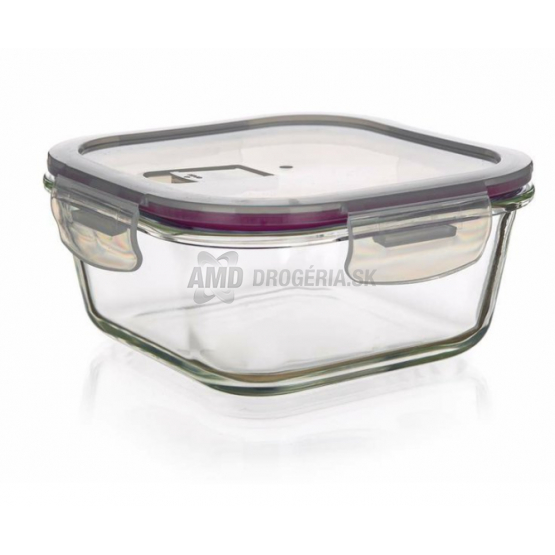 BANQUET DÓZA SKLENENÁ LORA  BORDO 300ML