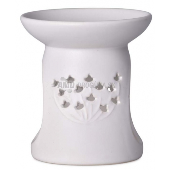 AROMALAMPA KERAMICKÁ 110X123MM BIELA 