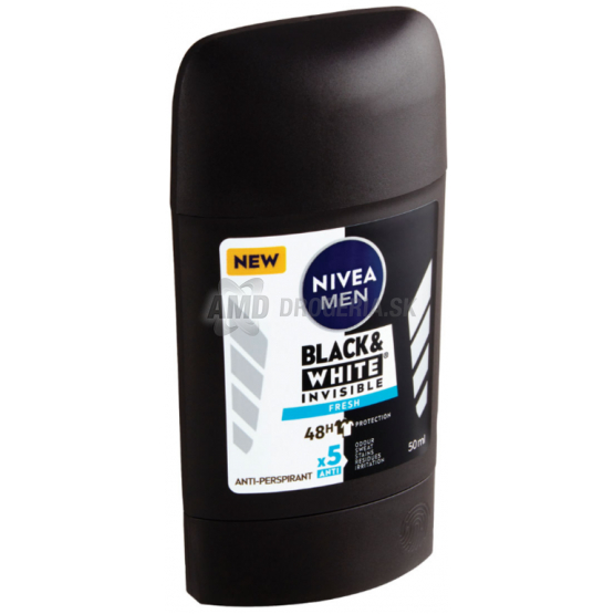 NIVEA STICK  MEN BLACK &  WHITE INVISIBLE FRESH 50ML 