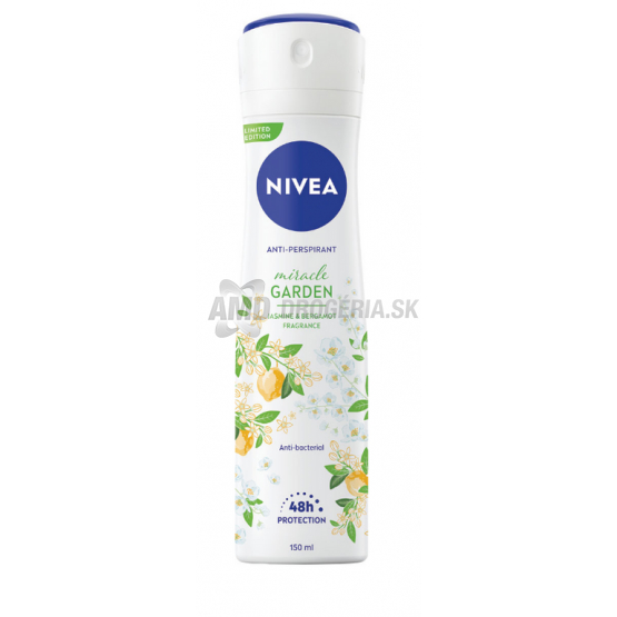 NIVEA DEO MIRACLE GARDEN JASMIN & BERGAMONT 150ML